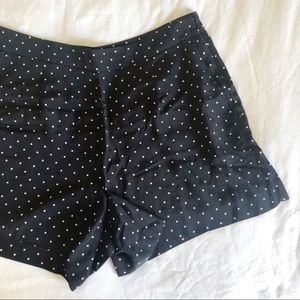 Loft polka dot shorts.